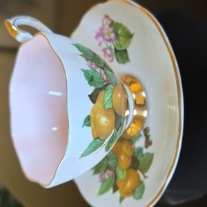 Vintage Queen Anne China- Bone China Cup and Saucer #206